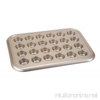 Art and Cook 24 Cup Non-Stick Mini Muffin Pan  Champagne - B01FW5G3RG